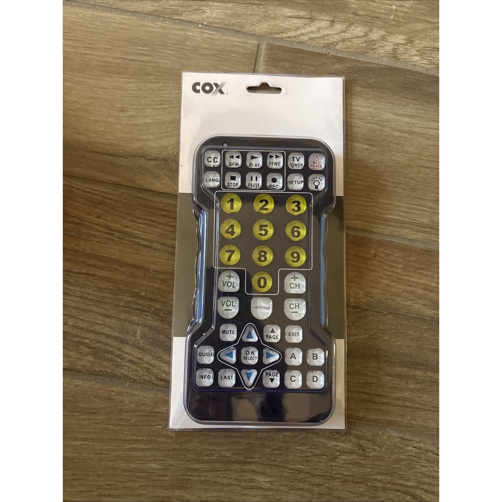 NEW Genuine COX Large Button Remote Control Oversized Set-Top Boxes